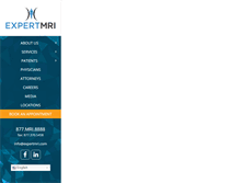 Tablet Screenshot of expertmri.com